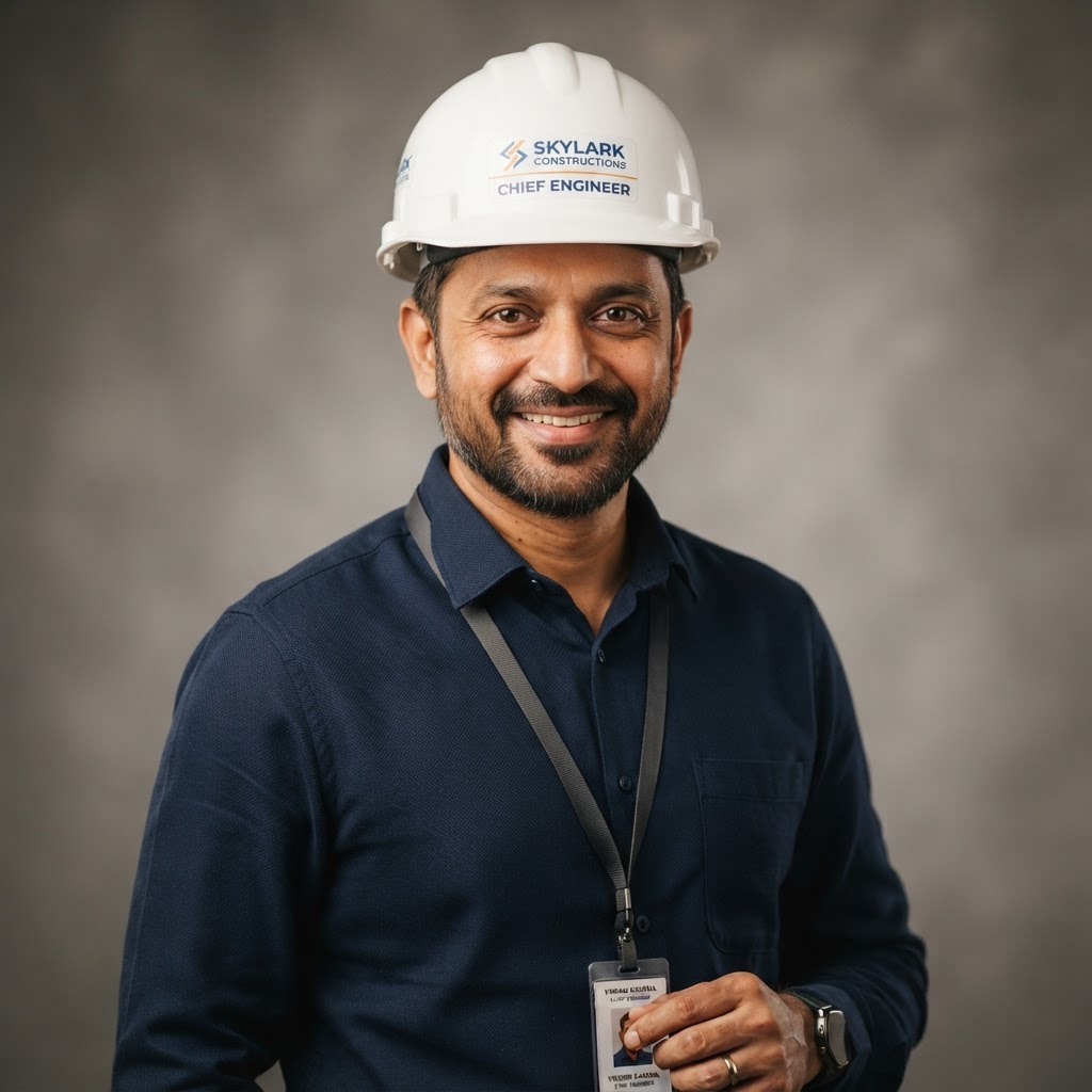 Portrait of Mr. Suresh Varma, Chief Engineer at RAMMI Developments